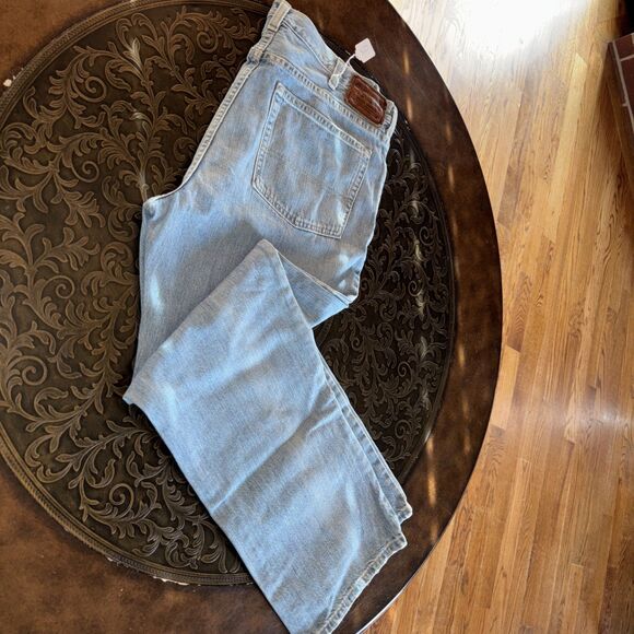 Polo Ralph Lauren VINTAGE Straight Leg Jeans Mens 36x30 Blue Denim - Picture 4 of 8